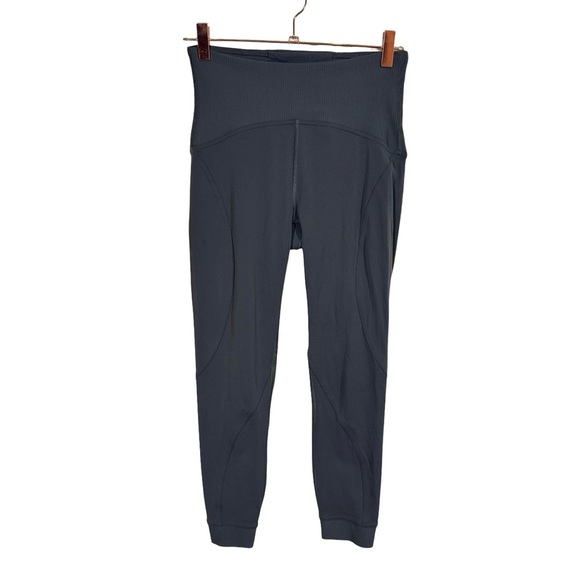 Lululemon Train Free High-Rise Crop 23" Nulux in Graphite Grey W6BB4S - Picture 6 of 12